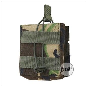 BE-X Open Mag Pouch, single, für G3 / M14 - woodland DPM