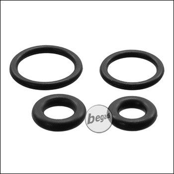 EPeS O-ring set for exhaust valves of WE GBBs, 2 pieces each [E045-VV-WE]