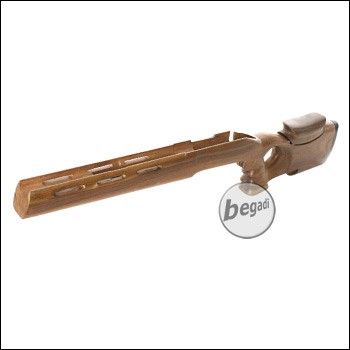 Taring Carving real wood stock for VSR / MB03 - Design 4 (Hunter)