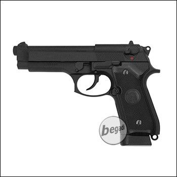 KJW M9 "PRO" GBB, schwarz, CO2 Version (frei ab 18 J.)