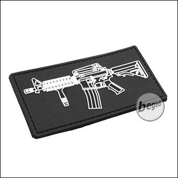 Begadi 3D Badge "HW4 Sopmod", Classic, made of hard rubber, with velcro - black