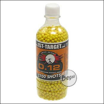 2.700 1ST TARGET DELIGHT BBs 6mm 0,12g gelb in Flasche