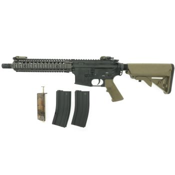 E&C M4 "MK18 MOD" -GEN.4- S-AEG mit Begadi CORE EFCS / Mosfet & PRO HopUp -bicolor- (frei ab 18 J.)