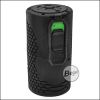 Begadi Airsoft Federdruck Granate mit integrierter Sicherung & einstellbarer Empfindlichkeit, robustes Design & einfach bedienbar, fasst bis zu 300 BBs -schwarz- (Gen.2)