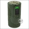 Begadi Airsoft Federdruck Granate mit integrierter Sicherung & einstellbarer Empfindlichkeit, robustes Design & einfach bedienbar, fasst bis zu 300 BBs -olive- (Gen.2)