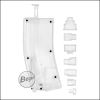 Battleaxe "M4 Magazin Style" Speedloader / Loading Tool für ca. 400 BBs, mit vielen Aufsätzen - transparent