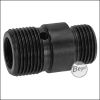 Begadi Stahl Silencer Adapter für GBBs - 12mm CCW auf 14mm CCW, lange Version