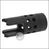 E&C Flashhider "CAGE", mit 14mm CCW Gewinde, Aluminium, schwarz