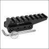 Begadi U-Type Picatinny Riser für Reddots (CNC gefertigt) -schwarz-