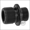 Begadi Stahl Silencer Adapter für GBBs - 12mm CCW auf 14mm CCW, kurze Version 