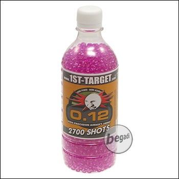 2.700 1ST TARGET DELIGHT Airblister 6mm Airsoft BBs, lila, für Indoor Softair 0,5J und Spring Granaten, 0,12g