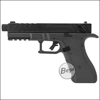 Cyma CM.131A "Gen 5.5" AEP mit Begadi CORE EFCS/Mosfet, CNC HopUp, CNC Lager, 6.03mm Tuninglauf, CNC ARL - 14mm CCW, (Reddot ready) -schwarz / dunkelgrau- < 0,5 J.