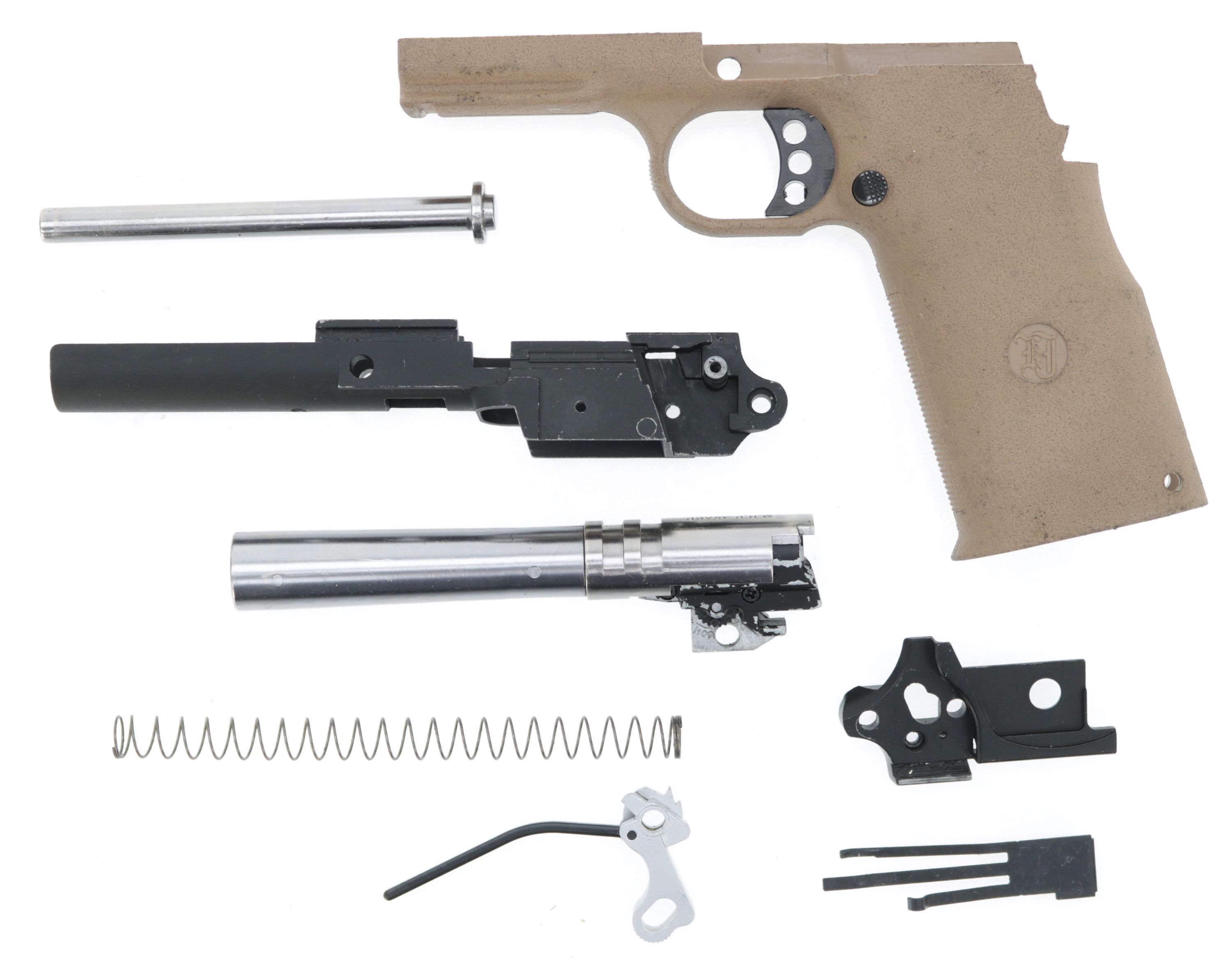 KJW KP-08 HiCapa GBB, TAN Teilespender / für Bastler (frei ab 18 J.)