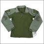 BEGADI Basics Combat Shirt / UBACS, 2 Taschen, inklusive Ellbogen Protektoren (65% Baumwolle CVC) - Alpha Green