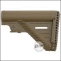 E&C Retractable Stock für SMR17 & SMR28 Serie, schmale Version -FDE / TAN-