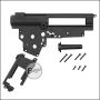JG V3 Gearbox 8mm mit FSWS für S77 / AUG / AK / MOD 36 / G60 - mit Motorkäfig, Schrauben & Springguide