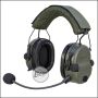 Begadi HS1 Headset, Komplettset mit Bügel & Helm Montage - olive