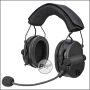 Begadi HS1 Headset, Komplettset mit Bügel & Helm Montage - schwarz
