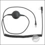 PTT Einheit für Begadi HS1 Headset, 2 Pin, für Midland PMR Funk, schwarz