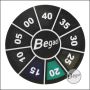 Begadi Thermo Sticker, 0-40°C, Ø 4cm - rund