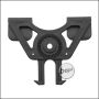 AMOMAX Molle / PALS Adapter für Hartschalen Pistolen Holster, schwarz [AM-MA]