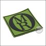 3D badge "Otto Repa OMR" hard rubber, with velcro - olive
