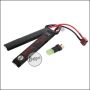 Begadi "IMPERIO" LiPo Akku 7,4V 1100mAh 25C Double Stick mit Dean & Adapter auf Mini TAM