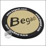 3D badge "Begadi Logo" made of hard rubber, with velcro