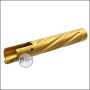 Begadi Twisted Outer Barrel mit 11mm CW Gewinde für 1911 / HiCapa GBB -goldfarben-