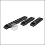 Begadi KeyMod Rail Set Bundle -black- (2x 6cm + 1x 10cm)