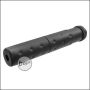 Begadi Sport PD9 Alu Silencer mit 14mm CCW Gewinde (195 x 32mm)