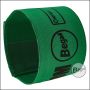 Begadi Team Wristband / Patch "Flex Version", elastic, with hook & loop surface, 1 piece, green