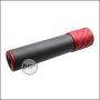 Begadi DSL2 Carbon Optik Silencer, mit AK (24mm) Gewinde, 150mm Version -rot-