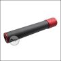 Begadi DSL2 Carbon Optik Silencer, mit AK (24mm) Gewinde, 200mm Version -rot-