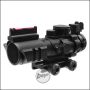 Begadi 4x32 Target Sight with Rails (red, green &amp; blue illuminated) incl. Killflash and Light Collector 