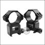 Begadi Alu mounting rings 30mm -High Profile-, set of 2 pieces