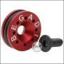 Begadi CNC aluminum pistonhead for GBB handguns (13.5mm version) with ventilation -red-