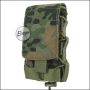 Begadi Universal Magazine Pouch, standard "Assaultrifle", fully adjustable, with 2 removable lids, flecktarn