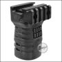 DLG Vertical Fore Grip / Front Grip for 21mm Rails incl. optinaler Zusatzrail (Nylon Fiber) -7cm / short-