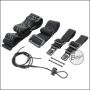 Replacement Straps &amp; Straps Kit (Head Helmet &amp; Action Cam Strap for Begadi Protection Goggles CP1