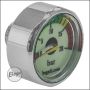 Pressure gauge up to 20 bar (0- 290 PSI) for Begadi "TAIFUN" & "HURRICANE" HPA / CO2 Regulators -fluorescent version-