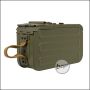 Box magazine for A&amp;K PKM series, 4800 rounds - olive