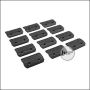 Begadi Rail Cover Set, 12 pieces, for M-LOK -black-