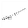 Single Picatinny &amp; KeyMod Rail for Begadi Modular Handguard System - silver
