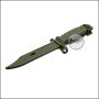 UFC practice knife / deco knife type AKM II - olive [UFC-AR-101OD]