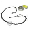 BE-X Faltbare Kettensäge / Survival & Bushcraft Säge mit Paracordgriffen und Metall Dose