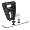 Begadi Aluminium Omega Frontgriff - Typ 2 (Multi-Position) - für Keymod & M-LOK, schwarz