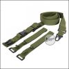Begadi 3-Punkt Rifle Sling, multifunktional, mit 2 Adaptern "Gen 2" - olive