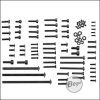 91 teiliges Begadi Schrauben Set (schwarz) für Airsoftwaffen aller Art (S-AEGs, GBB, HPA, Federdruck) - sortiert verpackt