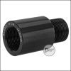Begadi CNC Stahl Silencer / Gewinde Adapter 14mm CW auf 14mm CCW für z.B. S&T / Ares ST316 Serie, brüniert